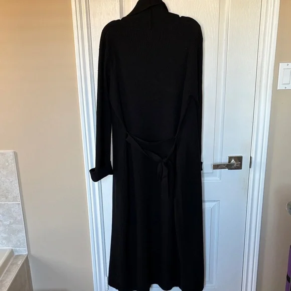 Next Ribbed Black Cardigan - Picture 5 of 5